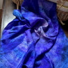 Tie & dye violet carré soie 55